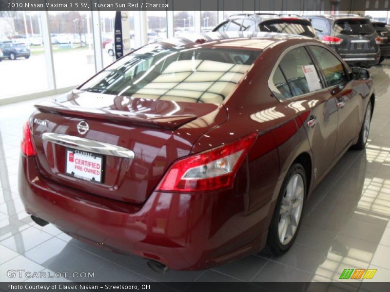 Tuscan Sun Red / Charcoal 2010 Nissan Maxima 3.5 SV