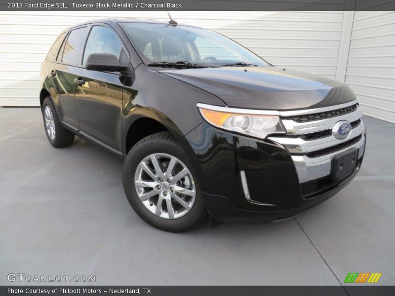 Tuxedo Black Metallic / Charcoal Black 2013 Ford Edge SEL