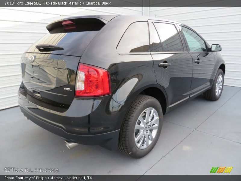 Tuxedo Black Metallic / Charcoal Black 2013 Ford Edge SEL