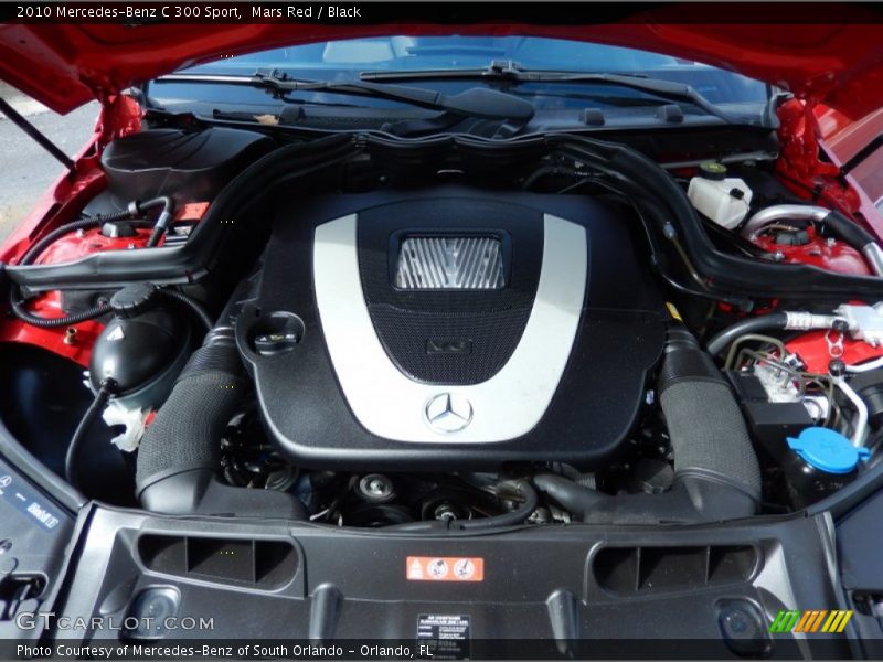 Mars Red / Black 2010 Mercedes-Benz C 300 Sport