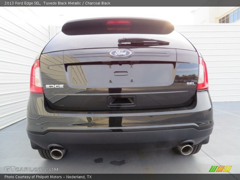Tuxedo Black Metallic / Charcoal Black 2013 Ford Edge SEL