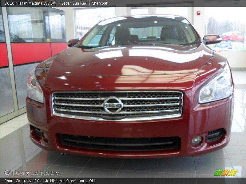 Tuscan Sun Red / Charcoal 2010 Nissan Maxima 3.5 SV