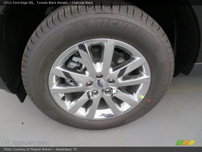 Tuxedo Black Metallic / Charcoal Black 2013 Ford Edge SEL