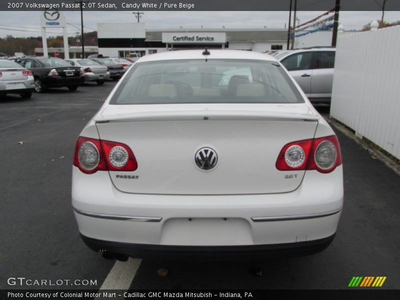 Candy White / Pure Beige 2007 Volkswagen Passat 2.0T Sedan