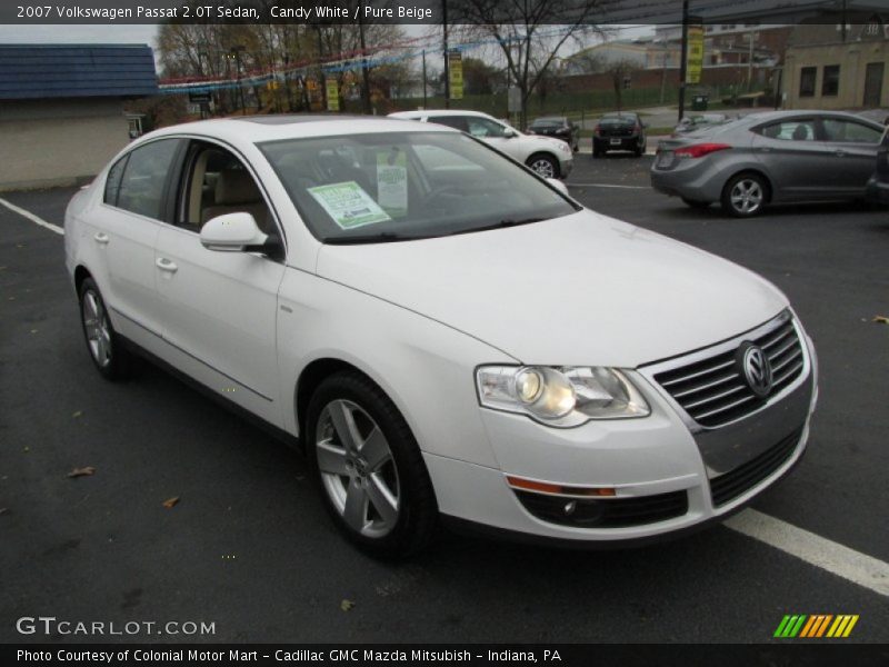 Candy White / Pure Beige 2007 Volkswagen Passat 2.0T Sedan