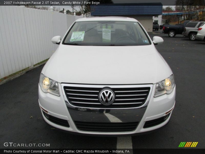 Candy White / Pure Beige 2007 Volkswagen Passat 2.0T Sedan