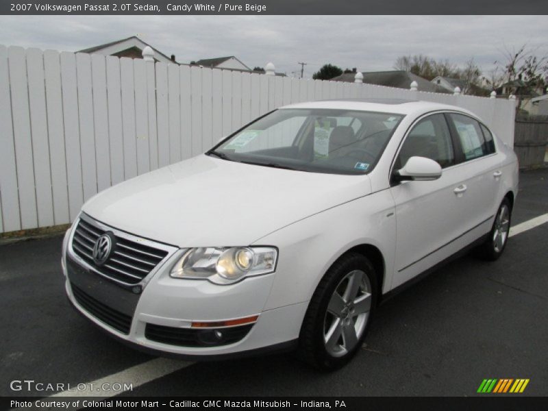 Candy White / Pure Beige 2007 Volkswagen Passat 2.0T Sedan
