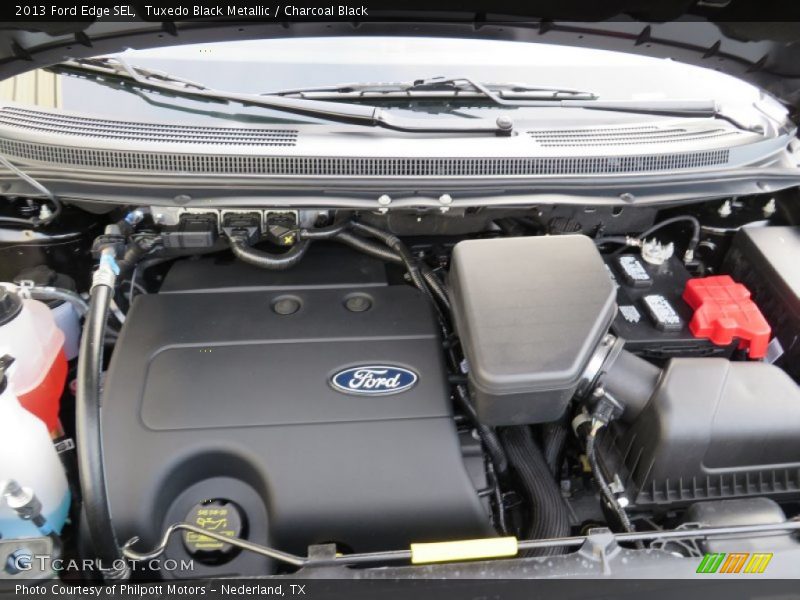 Tuxedo Black Metallic / Charcoal Black 2013 Ford Edge SEL