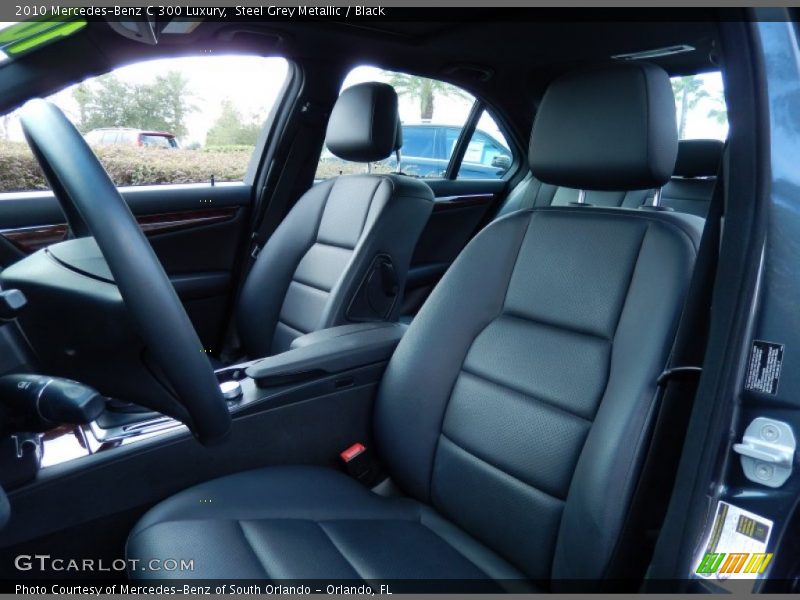 Front Seat of 2010 C 300 Luxury