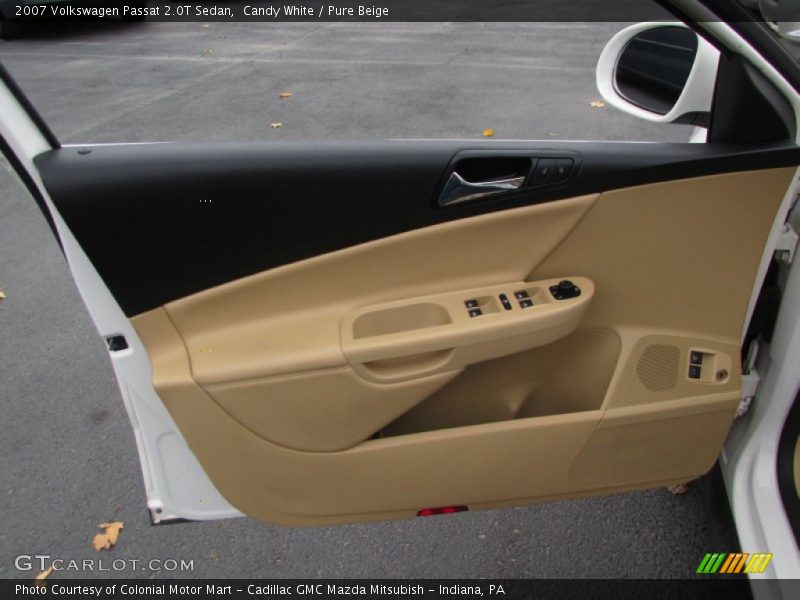 Candy White / Pure Beige 2007 Volkswagen Passat 2.0T Sedan