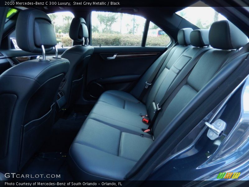 Rear Seat of 2010 C 300 Luxury