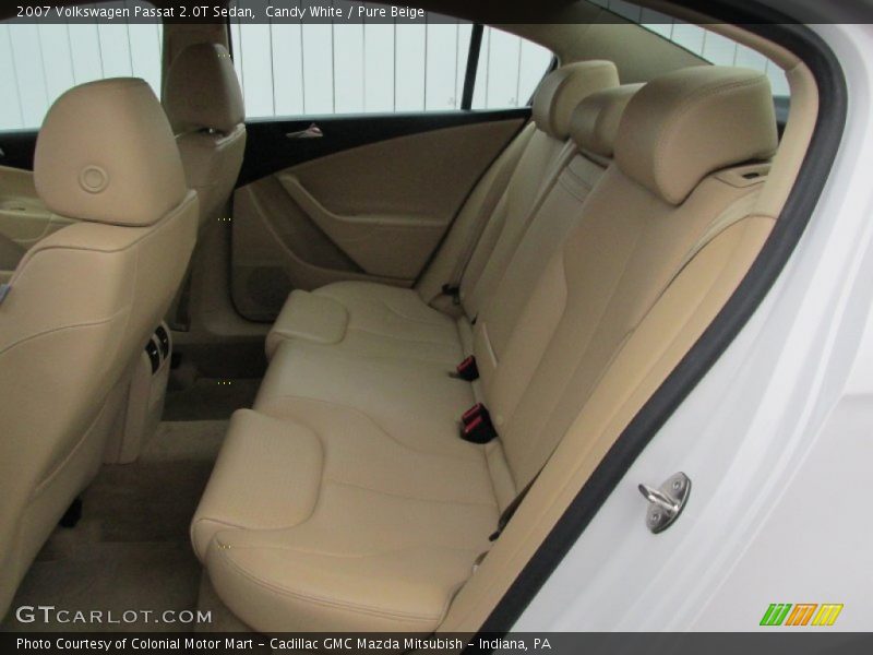Candy White / Pure Beige 2007 Volkswagen Passat 2.0T Sedan