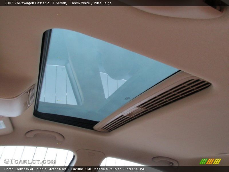 Candy White / Pure Beige 2007 Volkswagen Passat 2.0T Sedan