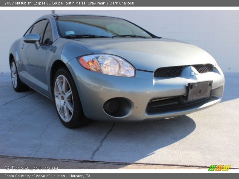 Satin Meisai Gray Pearl / Dark Charcoal 2007 Mitsubishi Eclipse SE Coupe