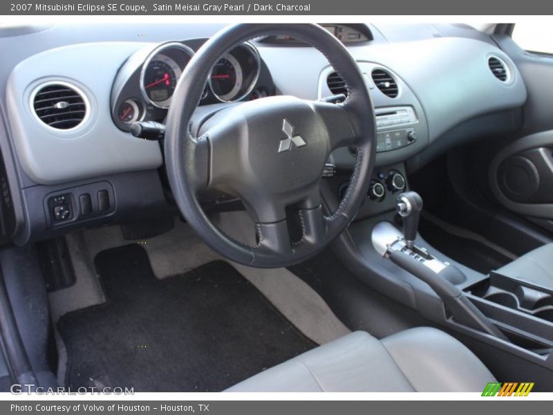 Satin Meisai Gray Pearl / Dark Charcoal 2007 Mitsubishi Eclipse SE Coupe