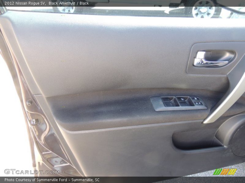 Black Amethyst / Black 2012 Nissan Rogue SV