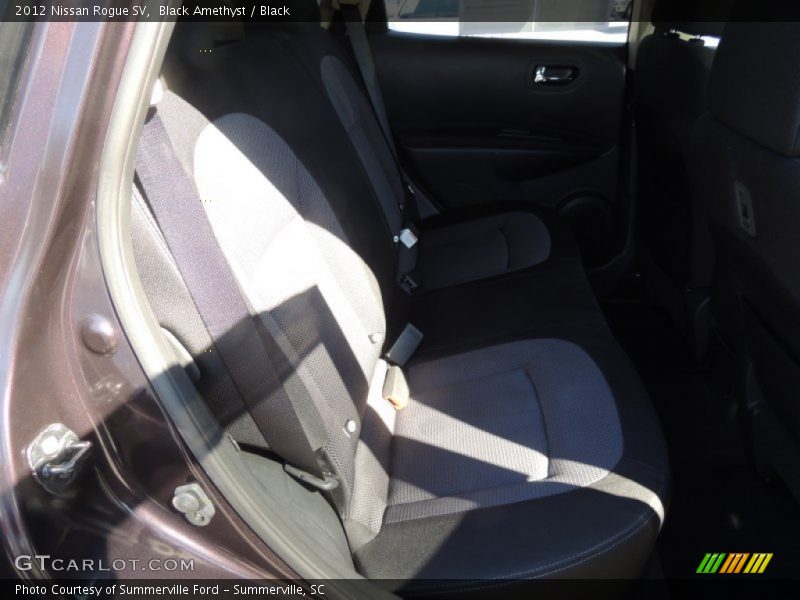 Black Amethyst / Black 2012 Nissan Rogue SV
