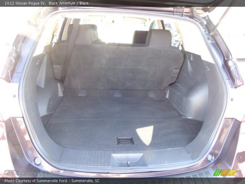 Black Amethyst / Black 2012 Nissan Rogue SV