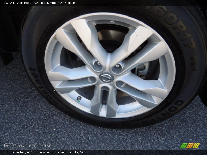 Black Amethyst / Black 2012 Nissan Rogue SV