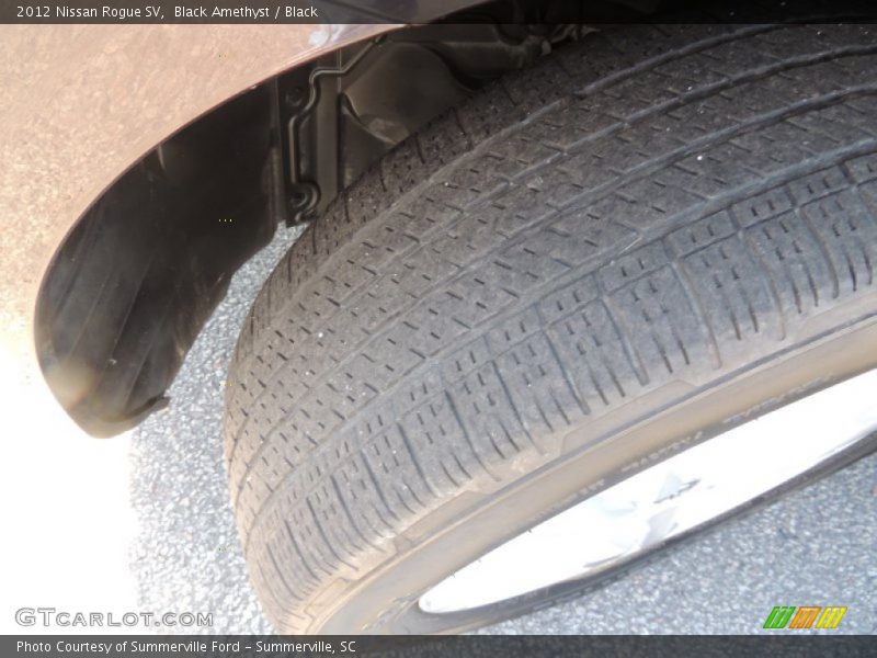 Black Amethyst / Black 2012 Nissan Rogue SV