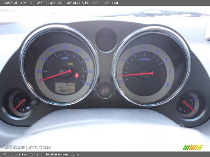 Satin Meisai Gray Pearl / Dark Charcoal 2007 Mitsubishi Eclipse SE Coupe