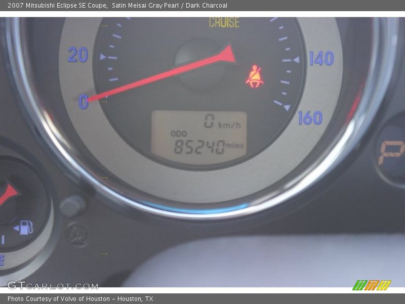 Satin Meisai Gray Pearl / Dark Charcoal 2007 Mitsubishi Eclipse SE Coupe