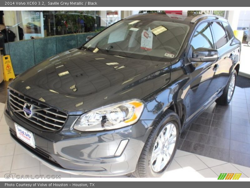 Saville Grey Metallic / Black 2014 Volvo XC60 3.2