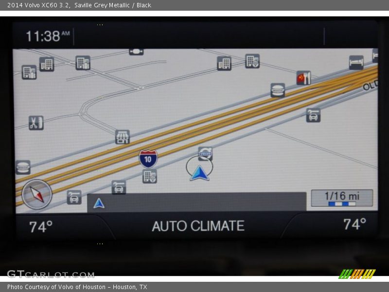 Saville Grey Metallic / Black 2014 Volvo XC60 3.2