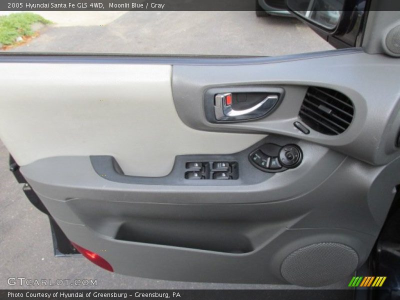 Moonlit Blue / Gray 2005 Hyundai Santa Fe GLS 4WD