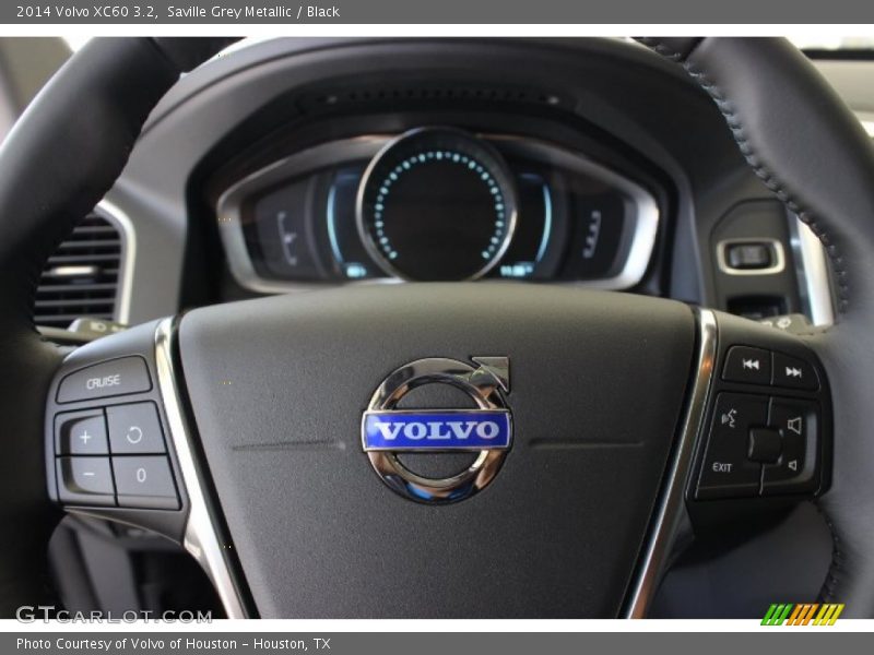 Saville Grey Metallic / Black 2014 Volvo XC60 3.2