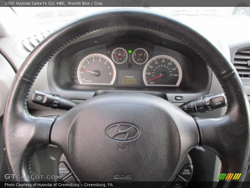 Moonlit Blue / Gray 2005 Hyundai Santa Fe GLS 4WD