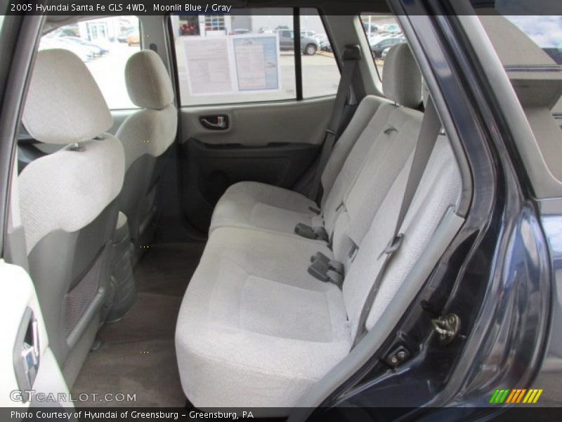 Moonlit Blue / Gray 2005 Hyundai Santa Fe GLS 4WD