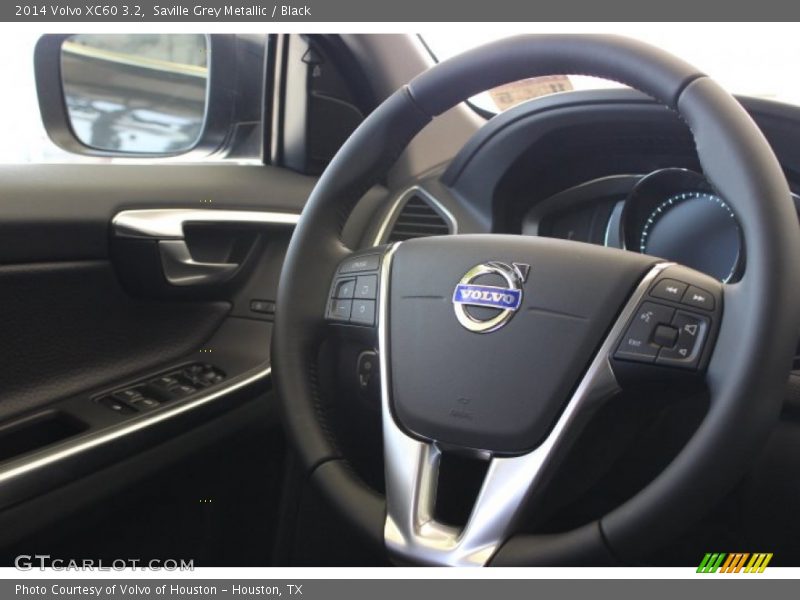 Saville Grey Metallic / Black 2014 Volvo XC60 3.2