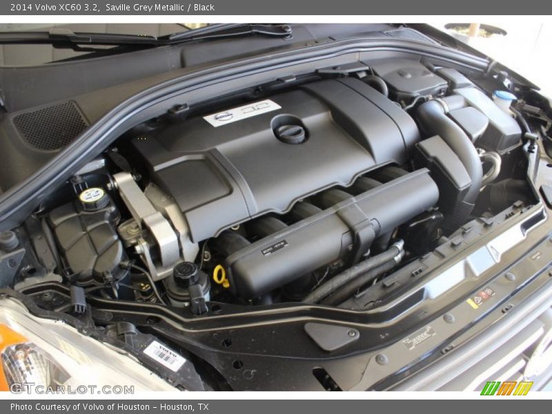 Saville Grey Metallic / Black 2014 Volvo XC60 3.2