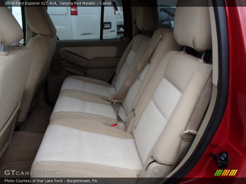 Sangria Red Metallic / Camel 2009 Ford Explorer XLT 4x4