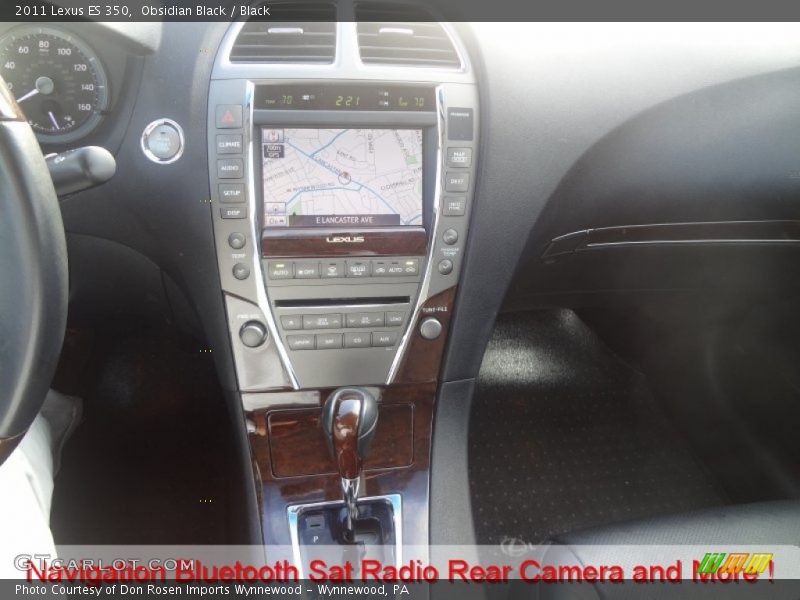 Obsidian Black / Black 2011 Lexus ES 350