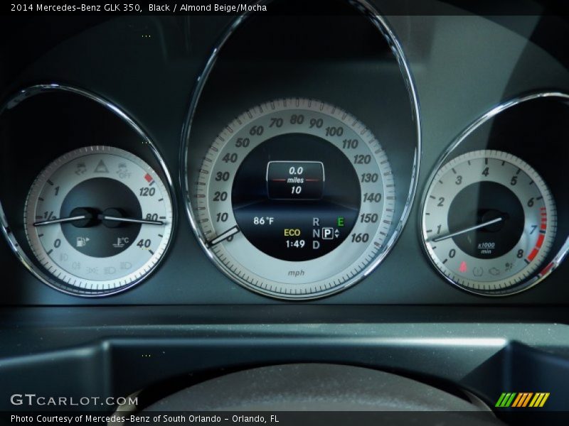 Black / Almond Beige/Mocha 2014 Mercedes-Benz GLK 350