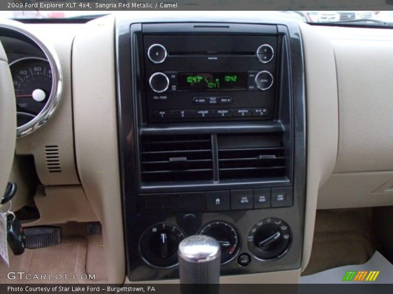 Sangria Red Metallic / Camel 2009 Ford Explorer XLT 4x4