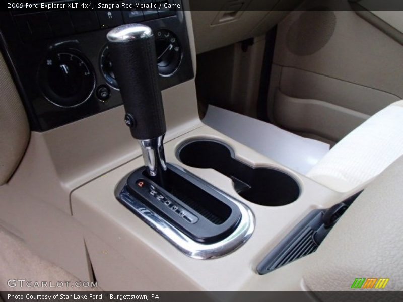 Sangria Red Metallic / Camel 2009 Ford Explorer XLT 4x4