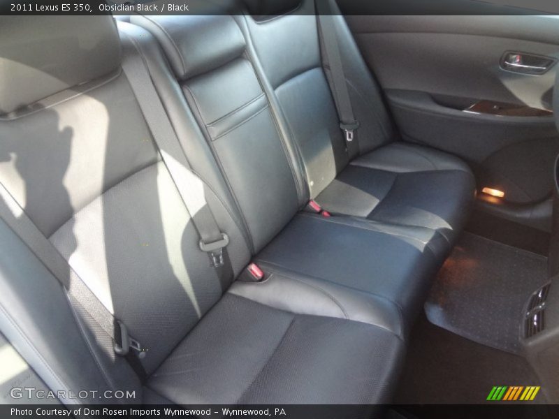 Obsidian Black / Black 2011 Lexus ES 350