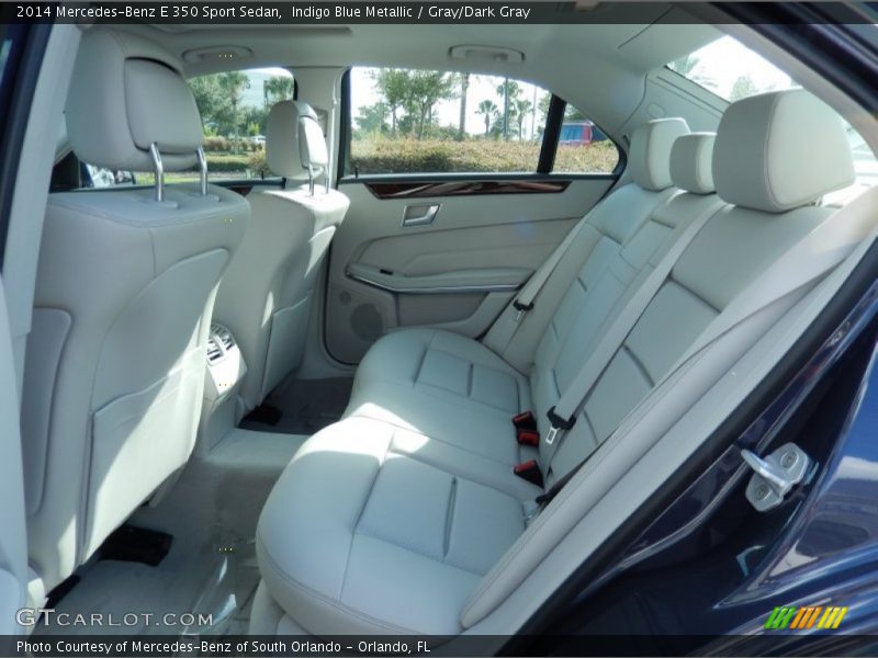 Indigo Blue Metallic / Gray/Dark Gray 2014 Mercedes-Benz E 350 Sport Sedan