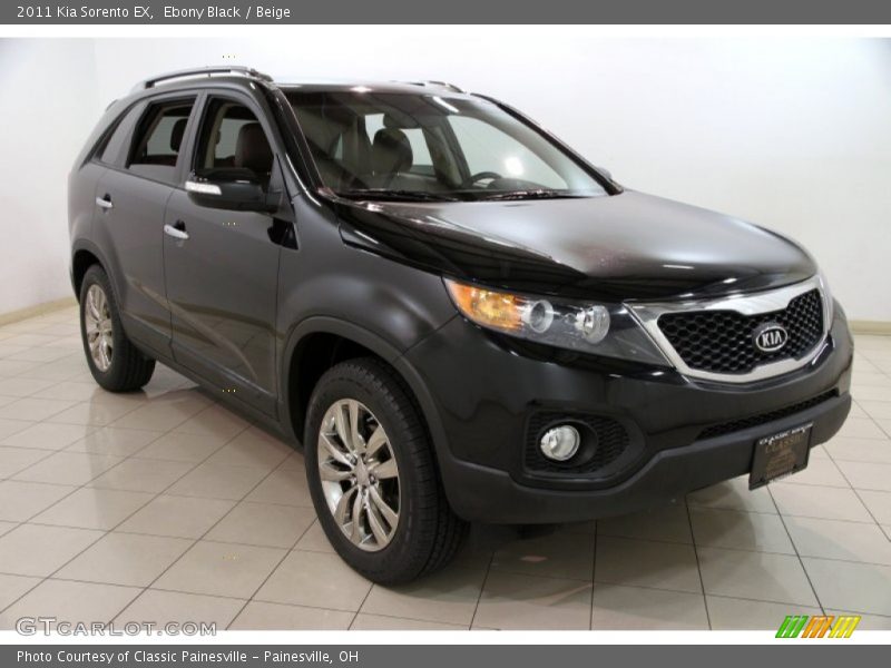 Ebony Black / Beige 2011 Kia Sorento EX