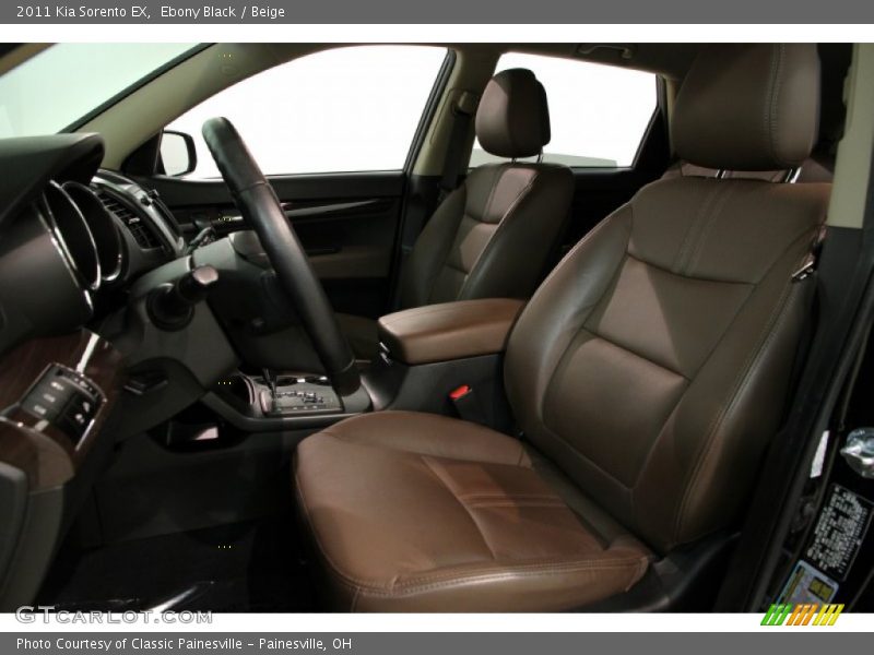 Ebony Black / Beige 2011 Kia Sorento EX