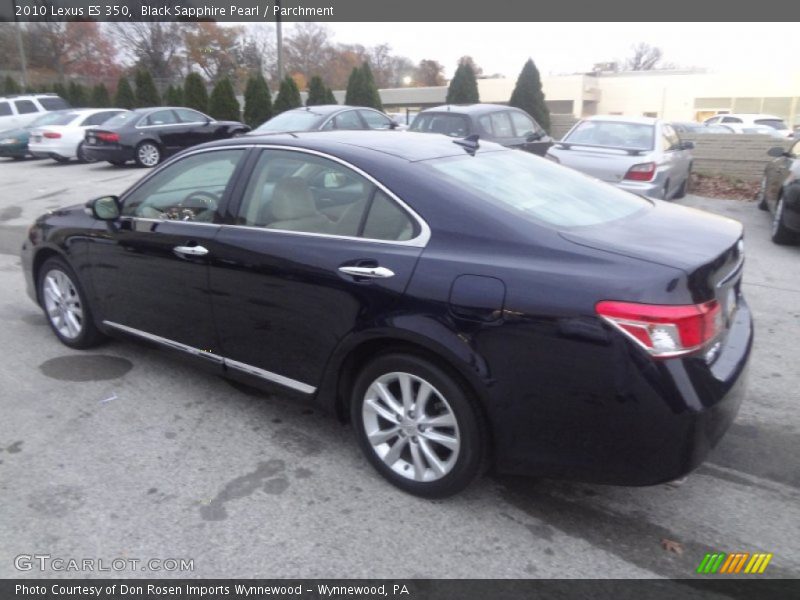 Black Sapphire Pearl / Parchment 2010 Lexus ES 350