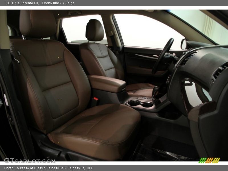 Ebony Black / Beige 2011 Kia Sorento EX