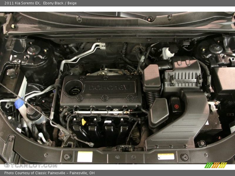 Ebony Black / Beige 2011 Kia Sorento EX