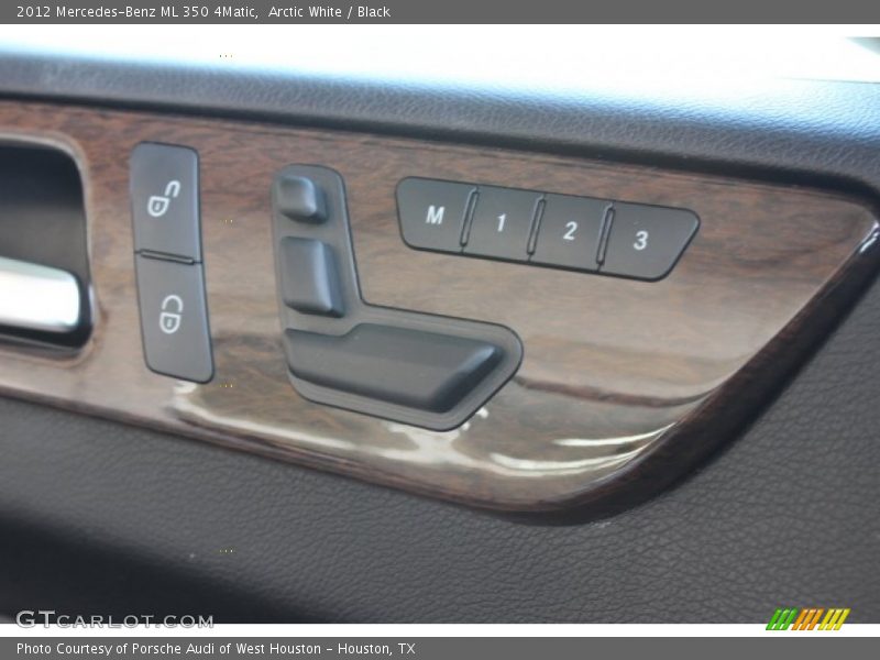 Arctic White / Black 2012 Mercedes-Benz ML 350 4Matic