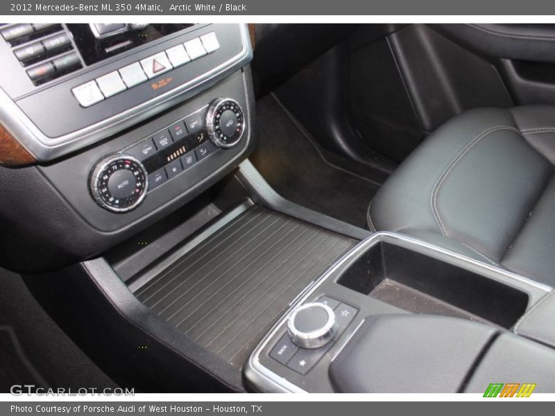 Arctic White / Black 2012 Mercedes-Benz ML 350 4Matic