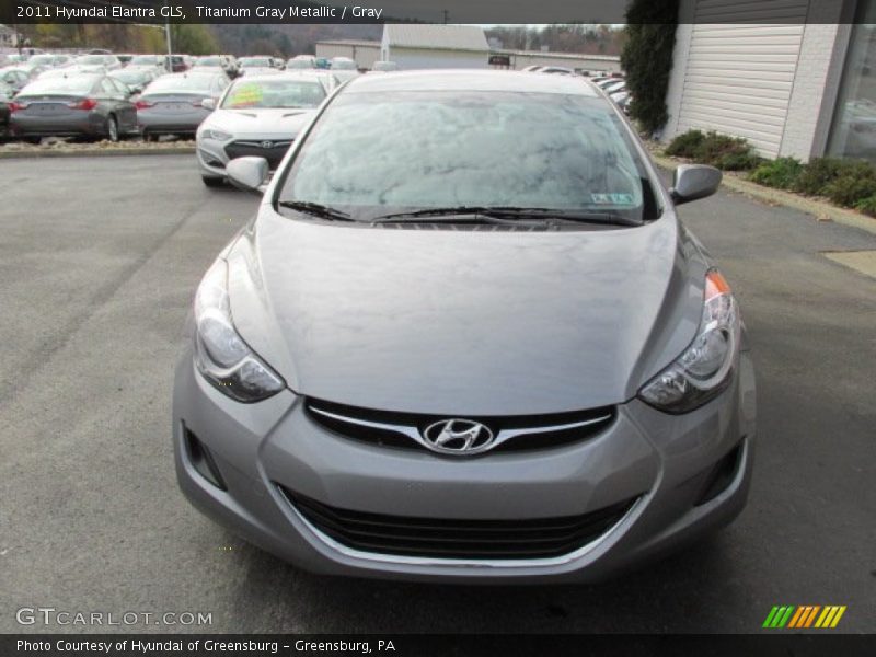Titanium Gray Metallic / Gray 2011 Hyundai Elantra GLS