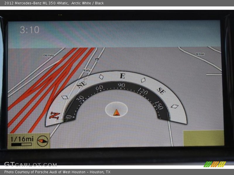 Arctic White / Black 2012 Mercedes-Benz ML 350 4Matic